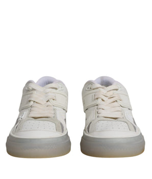 Dolce &amp; Gabbana White DG Logo CUSTOM 2.Zero Sneakers Shoes