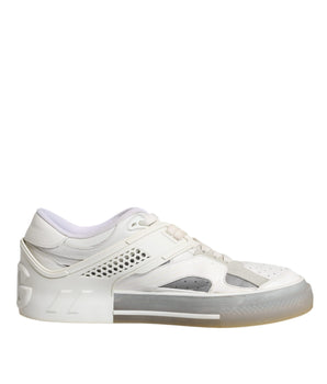 Dolce &amp; Gabbana White DG Logo CUSTOM 2.Zero Sneakers Shoes