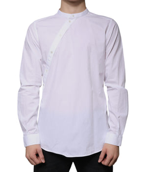 Dolce &amp; Gabbana White Cotton Slim Fit MARTINI Dress Shirt