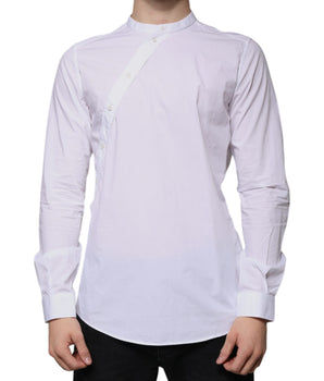 Dolce &amp; Gabbana White Cotton Slim Fit MARTINI Dress Shirt