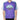 Dolce & Gabbana Purple Logo Jersey Cotton V-neck T-shirt