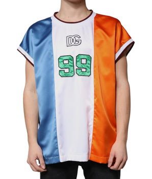 Dolce &amp; Gabbana Multicolor Jersey Tank Sleeveless T-shirt