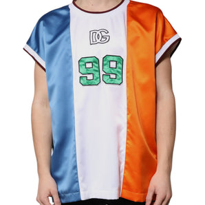 Dolce & Gabbana Multicolor Jersey Tank Sleeveless T-shirt