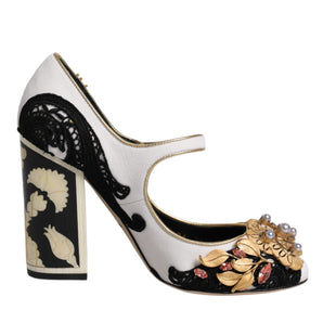 Dolce & Gabbana Multicolor Embellished Heels Pumps Shoes