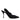 Dolce & Gabbana Black Jersey Stretch Heels Slingback Shoes