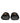Versace Black Leather Logo Plaque Slip On Slides Flats Shoes Versace 