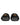 Versace Black Leather Logo Plaque Slip On Slides Flats Shoes Versace 
