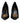 Versace Black Leather Logo Plaque High Heels Pumps Shoes Versace 
