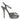 Dolce & Gabbana Silver Leather Platform Heels Sandals Shoes