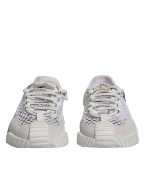 Zapatillas deportivas de caña baja NS1 de malla blanca de Dolce &amp; Gabbana