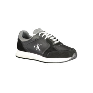 Calvin Klein Black Polyester Sneaker