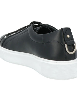 Les Hommes Black Calfskin Men's Sneakers