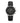 Cluse Black Leather Dress Watch