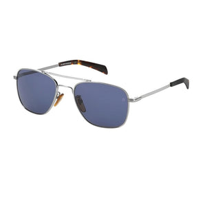 Gafas de sol de metal gris de David Beckham