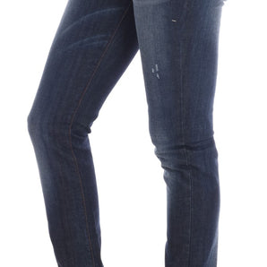 John Galliano Stylish Skinny Low Rise Denim Jeans