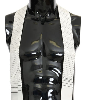 Dolce & Gabbana Elegant Silk Polka Dot Men's Scarf Wrap Dolce & Gabbana 