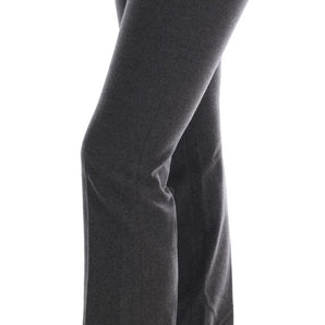 Ermanno Scervino Chic Gray Formal Pants - Elegance Refined