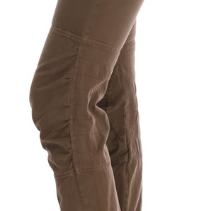 Ermanno Scervino Chic Brown Casual Cotton Pants