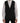 Dolce & Gabbana Elegant Gray Striped Wool Blend Vest Dolce & Gabbana 