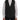 Dolce &amp; Gabbana Elegant Striped Gray Wool Blend Waistcoat Vest