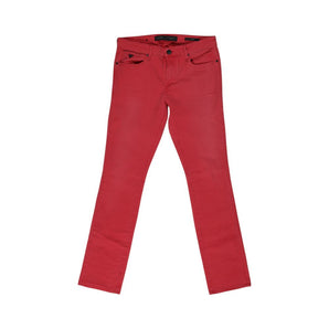 Pantalones y jeans de algodón rojos Guess