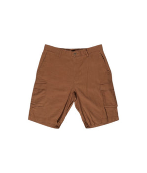 Hamaki-Ho Brown Linen Bermuda Shorts