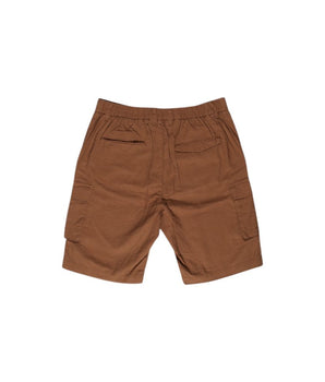 Hamaki-Ho Brown Linen Bermuda Shorts