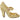 Dolce &amp; Gabbana Gold Floral Crystal Embellished Pumps