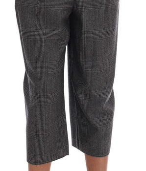 Dolce &amp; Gabbana Gray Wool Capri Pants