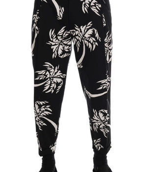 Dolce & Gabbana Elegant Tree Print Ankle Trousers Dolce & Gabbana 
