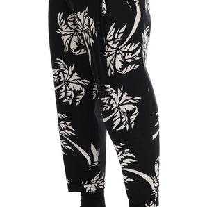 Dolce &amp; Gabbana Elegant Tree Print Ankle Trousers