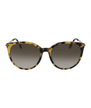 Lacoste Brown Metal Sunglasses