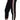 Dolce & Gabbana Chic Black Capri Pants with Pink Side Stripes