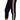 Dolce & Gabbana Black Stretch Pink Stripes Capri Pants Dolce & Gabbana
