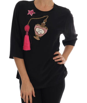 Dolce & Gabbana Fairy Tale Embroidered Silk Blouse Dolce & Gabbana 