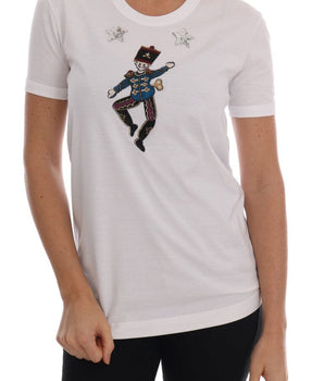 Dolce & Gabbana Sequined Fairy Tale Cotton T-Shirt Dolce & Gabbana 