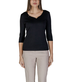 Street One Black Cotton T-Shirt