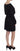 Versace Jeans Black Modal Silk Shift Knee Dress Versace Jeans 