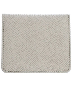 Dolce & Gabbana Sleek White Leather Condom Case Wallet Dolce & Gabbana 