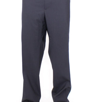 Dolce & Gabbana Elegant Pleated Black Wool Trousers Dolce & Gabbana 