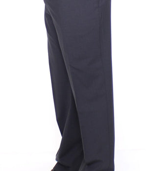 Dolce & Gabbana Elegant Pleated Black Wool Trousers Dolce & Gabbana 