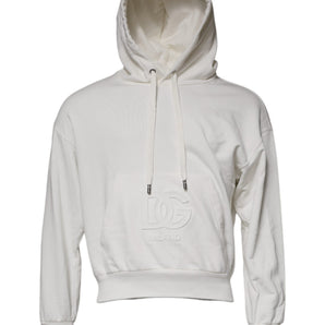 Sudadera con capucha y logotipo blanco de Dolce &amp; Gabbana para hombre