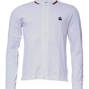 Sudadera con cremallera completa para hombre Dolce &amp; Gabbana White Crown