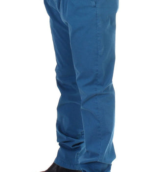 GF Ferre Elegant Straight Fit Cotton Chinos GF Ferre 