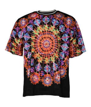 Dolce &amp; Gabbana Multicolor Kaleidoscope Men Short Sleeves T-shirt