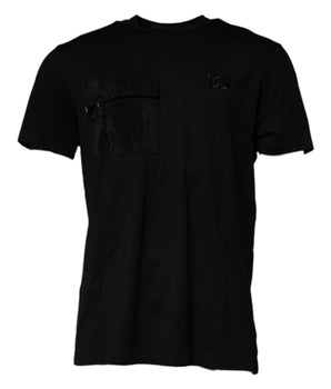 Dolce &amp; Gabbana Black Crew Neck Short Sleeve T-shirt