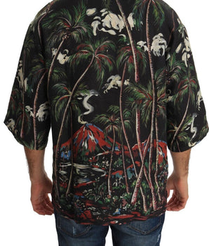 Dolce & Gabbana Sicilian Volcano Motive Polo Tee Dolce & Gabbana 