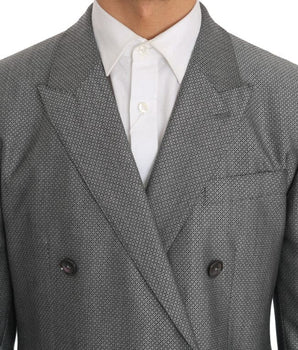 Dolce & Gabbana Elegant Black Double-Breasted Suit Dolce & Gabbana 