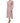 Ermanno Scervino Pink Stripes Silk Long Sleeves Midi Dress Ermanno Scervino 