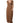 Fabiana Filippi Brown Sleeveless Deep V-neck A-line Long Maxi Dress Fabiana Filippi 